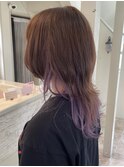 フェミニンロング似合わせカットミディアムスパイキーショート