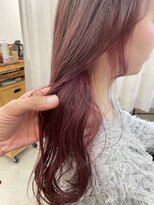 レル(lelu)&nbsp;春におすすめ　ピンクインナーカラー