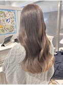 ブリーチカラーホワイトブラウンアッシュ