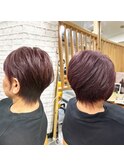 大人アシンメトリーボブレイヤー
