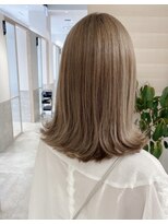 ルッソリベラ 池袋(Lusso libera)&nbsp;クラゲヘアー×ミルキーベージュ×ハイトーン