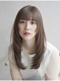 ★イメチェンヘアスタイルレイヤーカット美髪ワイドバング