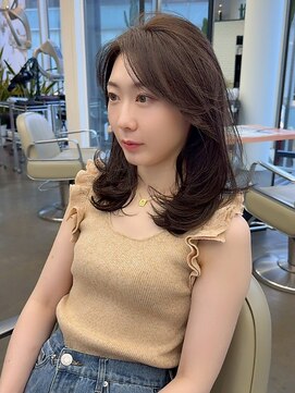 ディフィーノ 青山(DIFINO) 【DIFINO 青山】ミディアム/レイヤーカット/顔まわりカット