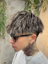 アポロ 横浜駅店(apollo)&nbsp;men's/スペインカール/スパイキーショート/ブルーブラック