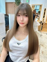 エルメトーキョーバイユアーズ(L'me TOKYO by youres)&nbsp;髪質改善　美髪ストレート　艶髪　前髪　韓国レイヤー　縮毛矯正