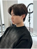 リバースセンターパート(メンズカット/ダウンパーマ/ナチュラル)