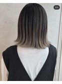 ブリーチハイライトカラーミルクティーベージュレイヤーカット