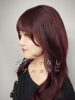 バディ 中野駅前店(BUDDY)&nbsp;ブリーチなしダブルカラー/ダブルカラー/レッド/中野美容室