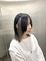 ゴウトゥデイシェアサロン 町田店(GO TODAY SHAiRE SALON)&nbsp;インナーシルバー/ネイビーブラック【町田】