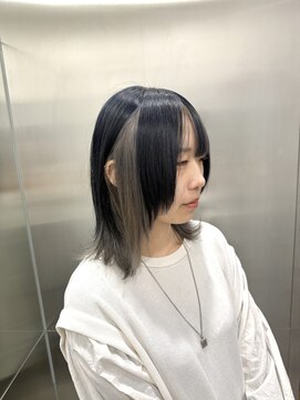 ゴウトゥデイシェアサロン 町田店(GO TODAY SHAiRE SALON) インナーシルバー/ネイビーブラック【町田】