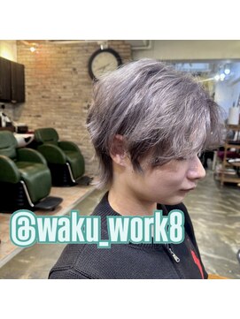 ルミエ ヘアサロン 経堂店(Lumie hair salon) ショートウルフ×シルバーアッシュ