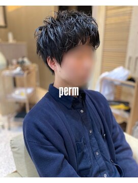 オーセンヘア(AUTHEN.HAIR) 【仙台】メンズショートニュアンスパーマ