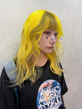 エイト プラット 渋谷2号店(EIGHT plat) イエローデザイン 色落ち綺麗カラー 5/26