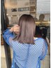【2回目以降のお客様】艶髪髪質改善ストレート+カット＋TR ￥24,300→