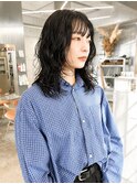 岡山パーマ20代30代40代顔周りレイヤーニュアンスパーマ