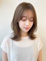 オルク 札幌大通(Orque)&nbsp;大人の透明感ベージュで叶える、上品ミディレイヤー