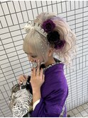 成人式着付け、振袖、ギャル