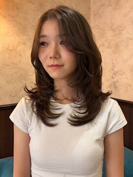 ロンド 銀座(Lond) ◎ 韓国風レイヤーカット/ミルクティーベージュ/シースルー42