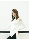 大人かわいい耳かけ無造作ミディ