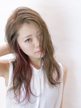 モリオフロムロンドン 泉南店(morio FROM LONDON) 【泉南 大阪 小島脩】インナーカラーonネオンピンク