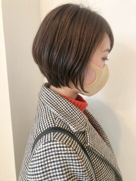 メルト 吉祥寺(melt) 大人かわいいショートボブ 丸みショート ひし形 小顔