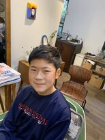 ハウスアンドヘアーワークス(House&Hair works) 中学生男子くせ毛スタイル