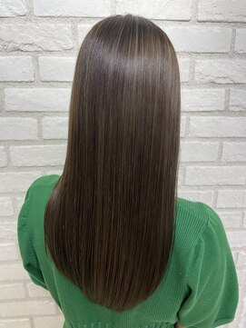 アッシュ 稲田堤店(Ash) ハイライト×マットベージュ