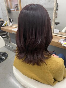 ユッカ エルア 武庫之荘南口(YUCCA elua) 【elua 長田】カシスブラウン_くびれミディ