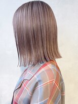 アイティーバイアルバム 下北沢店(IT by ALBUM)&nbsp;ペールラベンダー_ショコラベージュボブルフ_ba345271