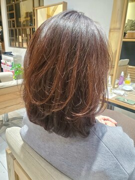 ヘアリゾート粋 リマ 銀座店(lima) 【粋lima銀座店 】ふんわりフェミニン内巻きミディー