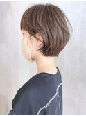 まろやかアッシュブラウンショート_チェリーブラウン_ba404802