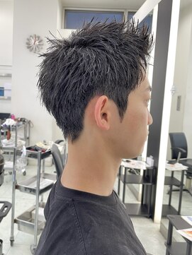 ネクスト 静岡店(NEXT) 【NEXT shizuoka 竹田】刈り上げない黒髪スパイキーショート