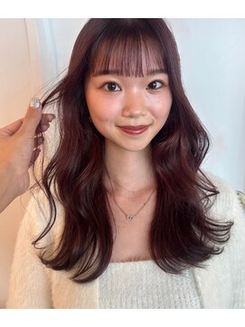 パーク 福岡天神西通り店(parc) レッドカラー ワインレッドカラー 秋カラー