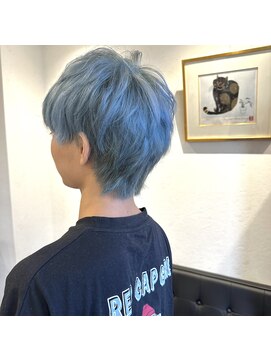 アルマヘアー(Alma hair by murasaki) ◎ブリーチ必須☆ブルーカラー◎
