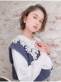 外ハネショートグラデーション
