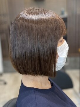 アトリエコア(Atelier Coa) ショートカットショートボブハンサムショートグレージュカラー