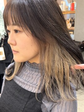 ロンド 表参道店(Lond) インナーカラー フェイスフレーミング ダブルカラー ブリーチ