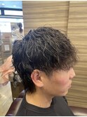 マッシュメンズパーマ学割U24