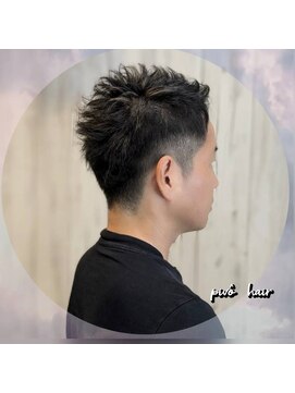 ピヴォヘアー(pivo hair) メンズカット　メンズショート　シークレットハイライト