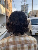 スウェル 船橋店(Swell) #カルマパーマ#ベリーショート#ダークアッシュ#ニュアンスパーマ