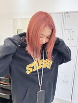 ニトバイアンキシム(nit by ahnkism)&nbsp;ボブミルクティーベージュブリーチダブルカラー堀江