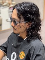 ガーデンヨコハマエスト(GARDEN YOKOHAMA est)&nbsp;メンズロング　グランジ　スパイラルパーマ