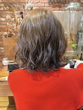 ボコカ(bococa) 【macana指名】ボブパーマ デジタルパーマ オリーブ