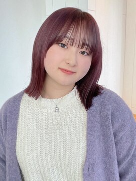 アイティーバイアルバム 松戸店(IT by ALBUM) メルティカラー似合わせカットマロンベージュ_ba493021