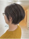 ハンドブローで決まる楽ちんショート