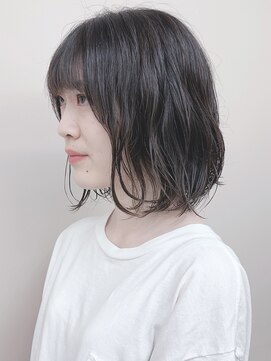 モリオ(morio) ＊ニュアンスパーマ大人ボブパーマゆるふわパーマボブウェーブ