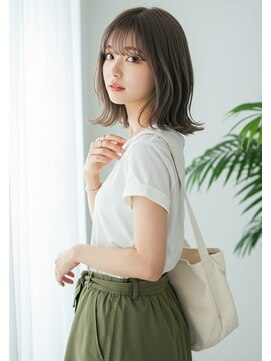 フルショウ 栄店(FURUSHO) くすみベージュ/ミルクティーカラー/フェザーショート/外ハネ