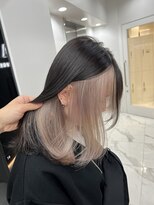 ラピス 渋谷本店(Lapis) インナーカラー/髪質改善/ホワイトミルクティー/レイヤーカット