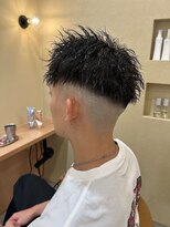 トパキュー(topa cue) スキンフェードツイストパーマ