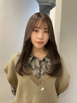 カノエ(canoe) 顔周りレイヤー×透明感カラーグレージュ